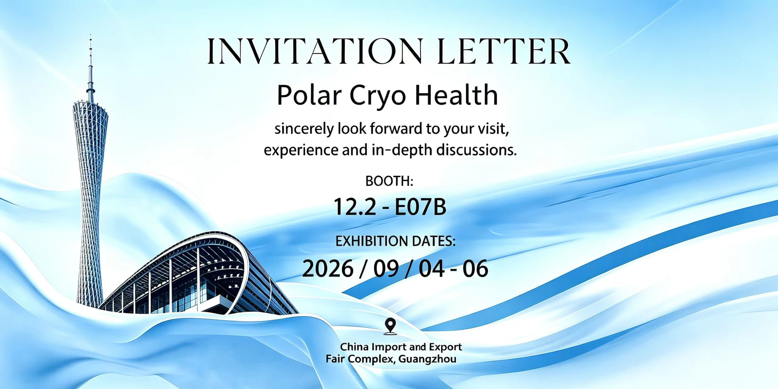 Polar Cryo Health Returns to Guangzhou Beauty Expo 2026 | Booth 12.2-E07B